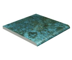 Gres Aragón Ocean Green River Canto Romo Bullnose 14,7x14,8 Matt.