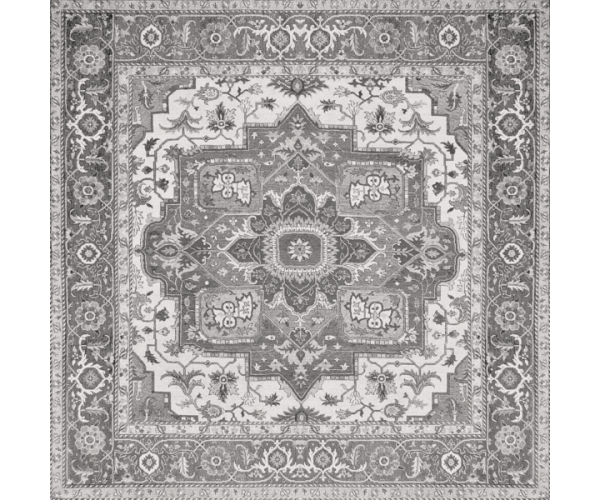 Retro dlažba Aparici Kilim Black Natural 59,55x59,55 Rett. MIX