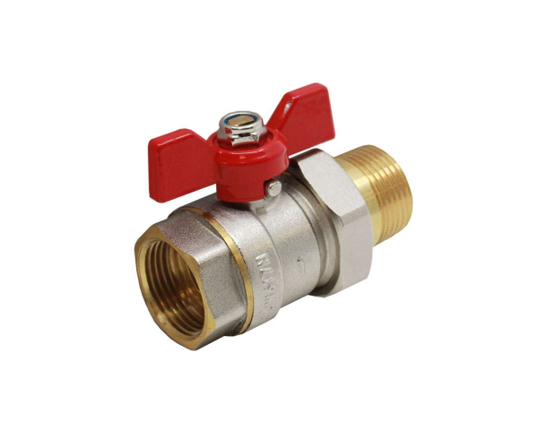 Klum Kohout Kulový Kovaný, Se šroubením, Voda, 3/4"
