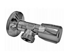 Rohový Regulační Ventil Comfort 1/2x3/4" Se Zpětnou Klapkou, Chrom