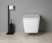 Sapho Porto Závěsná Wc Mísa, Vortex Rimless, 35,5x52cm, Bílá