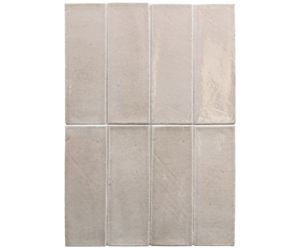 Obklad jako beton Equipe Miyako Morchella Gloss 5x15 Luc. - šedá