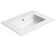 Gsi Pura Keramické Umyvadlo Slim 62x46cm, Bez Otvoru, Bílá Extraglaze