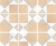 Vzorovaná dlažba Equipe Caprice DECO Chess Pastel 20x20