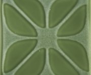 Vzorovaný dekor Aleluia Urban Atelier Decor Glam Menta 10x10 - zelená