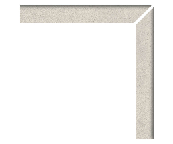 Sokl jako kámen APE Burlington Zanquin Recto Dcha. Pearl 7,5x60 Rett. - šedá