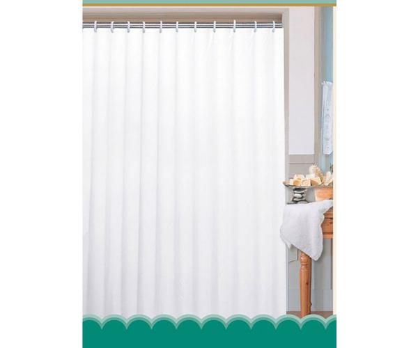 Aqualine Sprchový Závěs 180x180cm, Polyester, Bílá