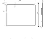 Sapho Set Koupelnová Skříňka Cirasa 80cm S Umyvadlem A Led Zrcadlem, 3x Zásuvka, Bílá Lesk
