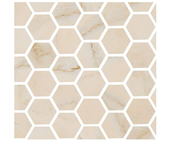 Mozaika jako kámen Fioranese Sound of Marbles Mosaico EXA Rosa Cipria 30x30 Luc. Rett. - růžová