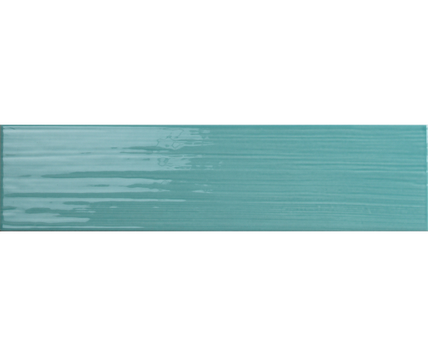 Retro obklad Tonalite Paintboard Acquamarina 10x40 - tyrkysová