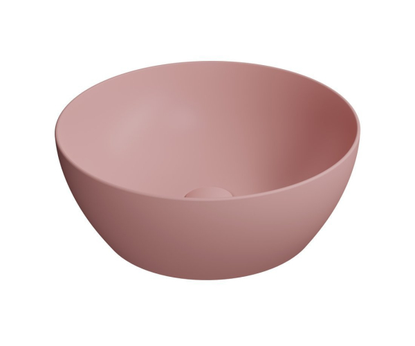 Gsi Pura Keramické Umyvadlo Na Desku, Průměr 42cm, Blush Mat