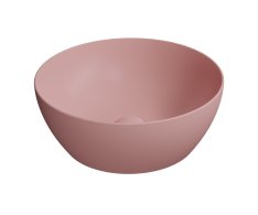 Gsi Pura Keramické Umyvadlo Na Desku, Průměr 42cm, Blush Mat