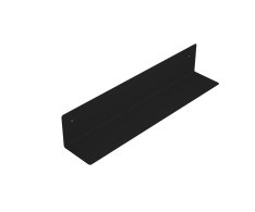 Aqualine Police 498x95x95mm, černá Mat