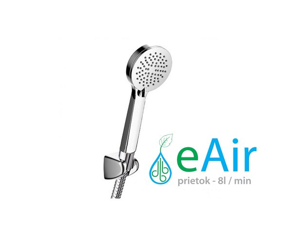 Ac750169 -  Air S100 Set, Sprchový Set (3-pol. úsporná Ruční Sprcha, Plastová Hadice