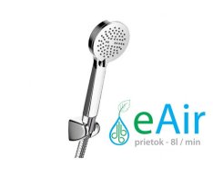 Ac750169 -  Air S100 Set, Sprchový Set (3-pol. úsporná Ruční Sprcha, Plastová Hadice