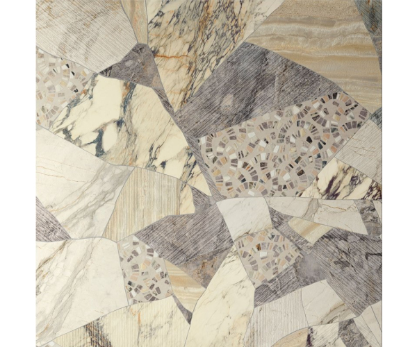 Dlažba jako mramor Del Conca Marble Edition Blended 120x120 Nat. Rett.