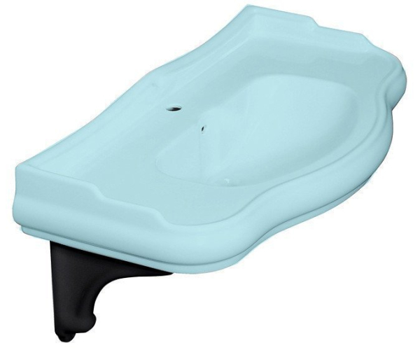 Kerasan Retro Keramická Konzole Pro Umyvadlo 105001, 1 Ks, černá Mat