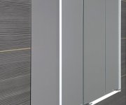 Sapho Batu Galerka 80x71x15cm, 2x Led Osvětlení, Bílá Lesk