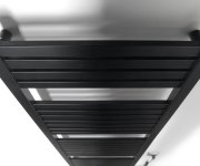 Aqualine Tondi-e Elektrické Otopné Těleso Rovné 450x1330 Mm, 500 W, černá Mat