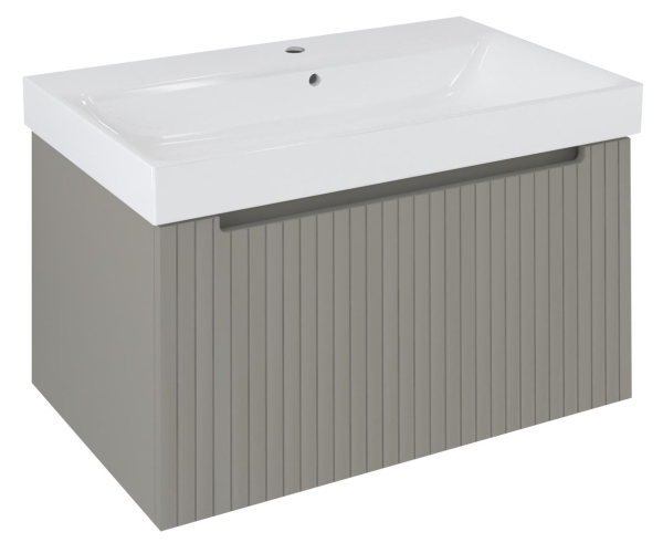 Sapho Nelio Strip Umyvadlová Skříňka 76,5x44x49cm, 1x Zásuvka, Agila