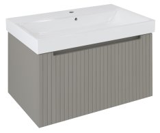 Sapho Nelio Strip Umyvadlová Skříňka 76,5x44x49cm, 1x Zásuvka, Agila