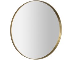 Sapho Notion Kulaté Zrcadlo V Rámu ø 80cm, Zlato Mat