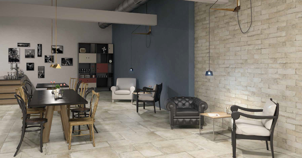 Realizace Dlažba 30x60 Naxos Esedra Pergamo & Mattoncino 