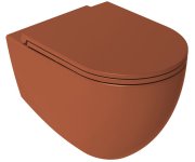 Isvea Infinity Wc Sedátko, Slim, Soft Close, Easy Take, Terracotta