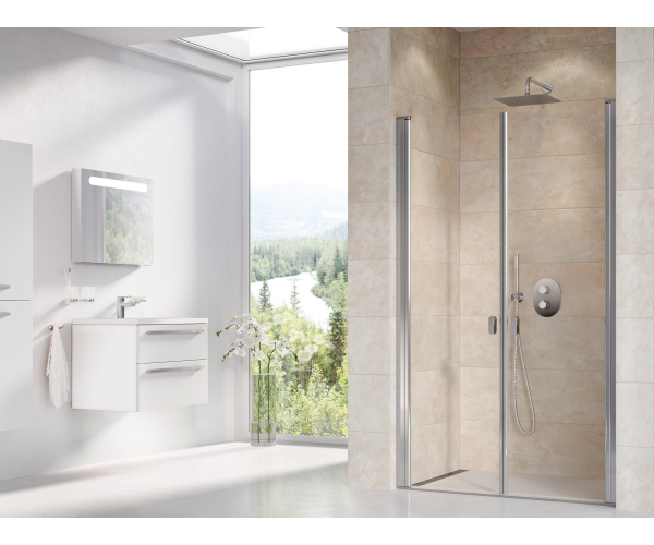 Sprchové dveře Chrome CSDL2 - CSDL2 100, lesk+transparent