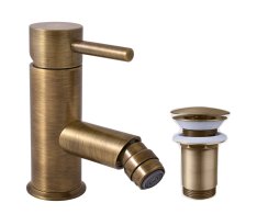 Bidetová baterie s výpustí SEINA Stará mosaz (Bronz) 1/2" SE945.5KSM