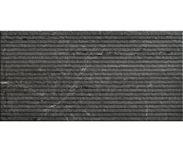 Dekor jako kámen Coem Blendstone Graphite Stripes 30x60 Nat. Rett. - antracitová