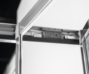 Polysan Easy Třístěnný Sprchový Kout 800x1000mm, Skládací Dveře, L/p Varianta, čiré Sklo