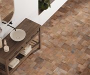 Dlažba jako cihla APE Menorca Terra 10x20 - hnědá