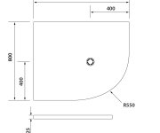 Polysan Flexia Vanička Z Litého Mramoru čtvrtkruh, S Možností úpravy Rozměru, 110x80cm, R550, Levá