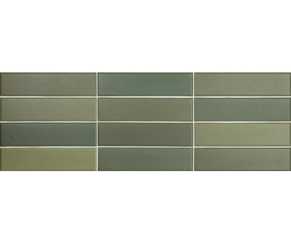 Equipe Matelier Amazonia Green 7,5×30 – zelený obklad do interiéru