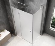 Polysan Globe Chrome Obdélníkový Sprchový Kout 1000x800mm, Matné Sklo, Levé