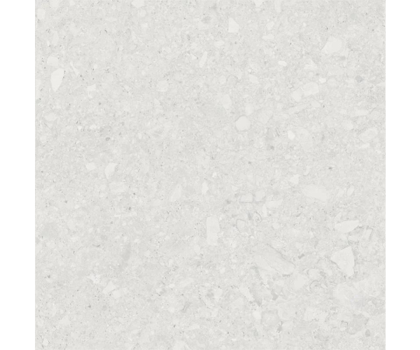 Dlažba jako terrazzo Colorker Native Moon 90x90 Rett., Matt - bílá