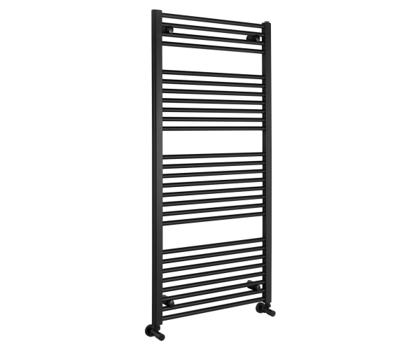 Aqualine Direct Otopné Těleso S Bočním Připojením 600x1320mm, černá Mat