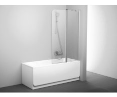 Vanová zástěna CVS2 - CVS2 100 P, satin+transparent