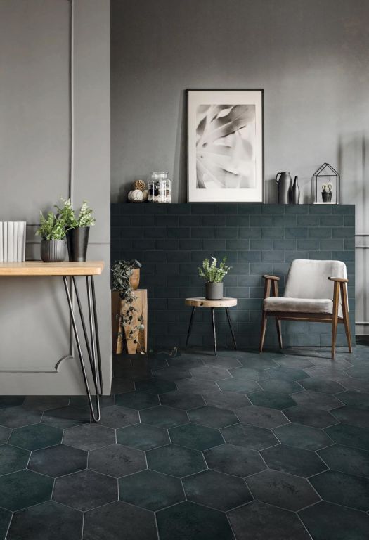 Realizace Elegantní CIR Miami Green Blue dlažba a obklady