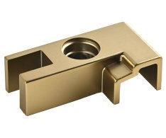 Gelco Luxor Gold Matt Spojka Přetokové Lišty A Boční Stěny, Pravá, Zlato Mat