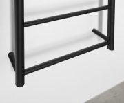 Sapho Shick Nástěnný Sušák Ručníků 500x1344 Mm, Kulatý, černá Mat