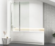 Vanová zástěna CVS2 - CVS2 100 L, lesk+transparent 7QLA0C00Z1