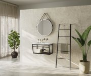 Sapho Sega Sušák Ručníků Na Opření 550x1700x70mm, černá Mat