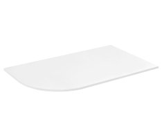 Sapho Pulse Deska Rockstone 757x12x462mm, Pravá, Bílá Mat