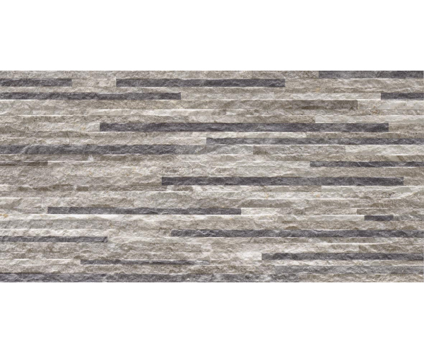 Dekor jako kámen Piemme Evoluta Cave Dark 30x60 Nat. Rett. - šedá