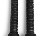 Sapho Powerflex Kovová Sprchová Hadice, 200cm, černá Mat