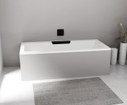 Polysan Cascata Obdélníková Vana 185x85x45cm, Kaskáda černá