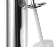 Aqualine Simple Line Wc štětka Válcová, Nerez Lesk