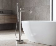 Sapho Minimal Vanová Baterie S Připojením Do Podlahy, Nerez Mat